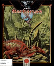 Box cover for Barbarian on the Commodore 64.