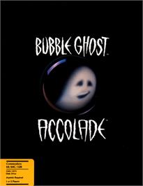 Box cover for Bubble Ghost on the Commodore 64.