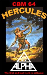 Box cover for Hercules: Slayer of the Damned on the Commodore 64.