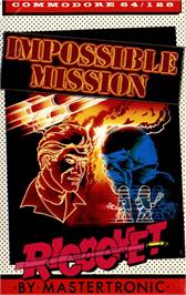 Box cover for Impossible Mission on the Commodore 64.
