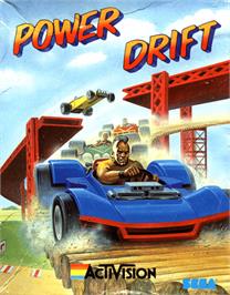 Box cover for Power Drift on the Commodore 64.