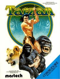 Box cover for Tarzan on the Commodore 64.