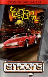 Box cover for Turbo Esprit on the Commodore 64.
