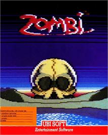 Box cover for Zombi on the Commodore 64.