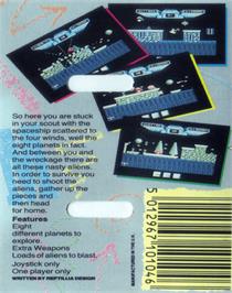 Box back cover for Scout on the Commodore 64.