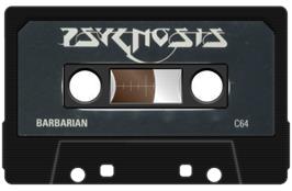 Cartridge artwork for Barbarian on the Commodore 64.