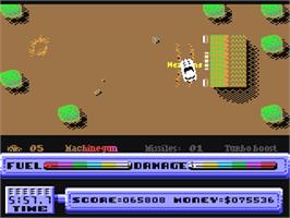 In game image of 5th Gear on the Commodore 64.