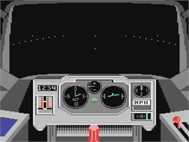 In game image of Dive Bomber on the Commodore 64.