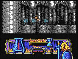 In game image of Satan on the Commodore 64.