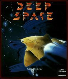 Box cover for Deep Space on the Commodore Amiga.