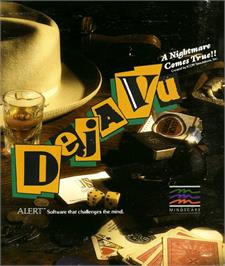 Box cover for Deja Vu: A Nightmare Comes True on the Commodore Amiga.