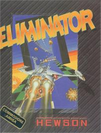 Box cover for Eliminator on the Commodore Amiga.