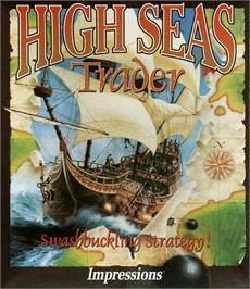 Box cover for High Seas Trader on the Commodore Amiga.