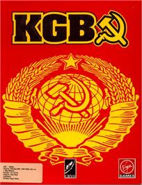 Box cover for KGB on the Commodore Amiga.