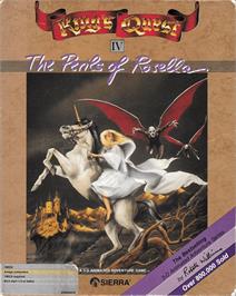 Box cover for King's Quest IV: The Perils of Rosella on the Commodore Amiga.