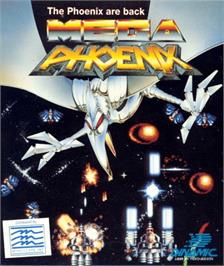 Box cover for Mega Phoenix on the Commodore Amiga.