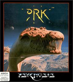 Box cover for Ork on the Commodore Amiga.
