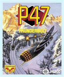 Box cover for P-47 Thunderbolt: The Freedom Fighter on the Commodore Amiga.