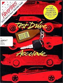 Box cover for Test Drive on the Commodore Amiga.