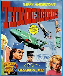 Box cover for Thunderbirds on the Commodore Amiga.