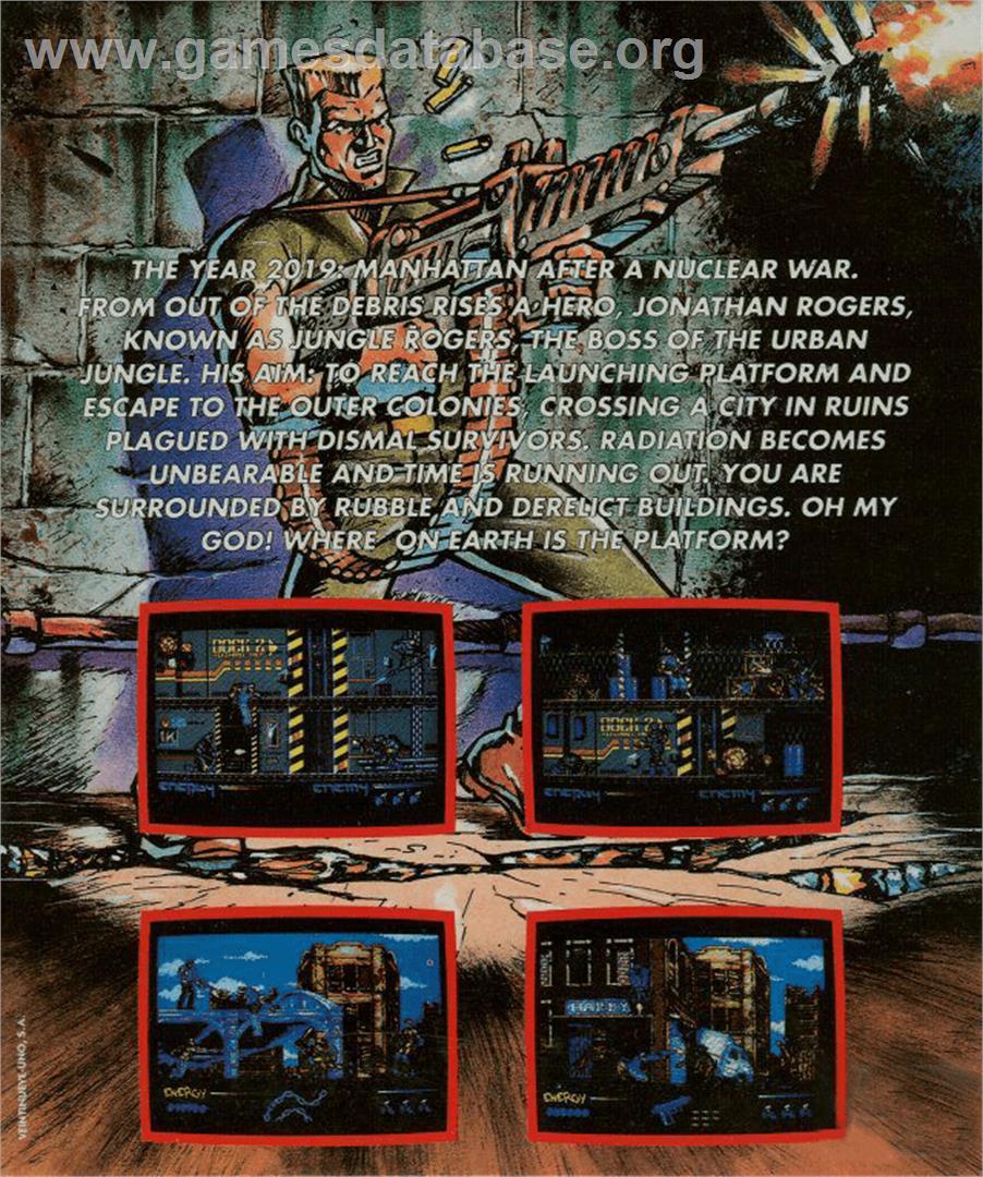 After the War - Commodore Amiga - Artwork - Box Back