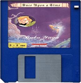 Artwork on the Disc for Baba Yaga on the Commodore Amiga.