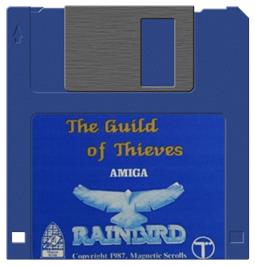 Artwork on the Disc for Guild of Thieves on the Commodore Amiga.