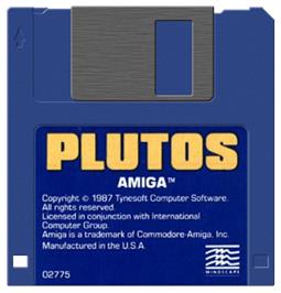 Artwork on the Disc for Plutos on the Commodore Amiga.