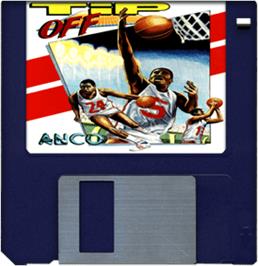 Artwork on the Disc for Tip Off on the Commodore Amiga.