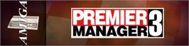 Arcade Cabinet Marquee for Premier Manager 3.