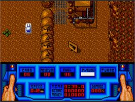 In game image of 5th Gear on the Commodore Amiga.