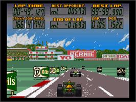 In game image of F17 Challenge on the Commodore Amiga.