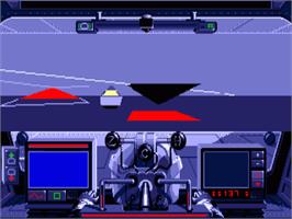 In game image of Galactic Empire on the Commodore Amiga.