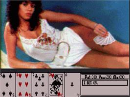 In game image of Hollywood Poker on the Commodore Amiga.