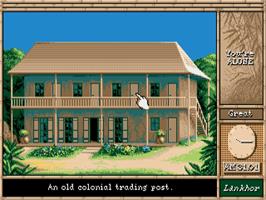 In game image of Maupiti Island on the Commodore Amiga.