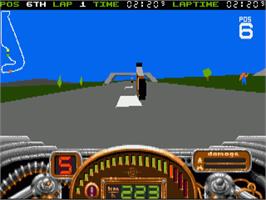 In game image of No Second Prize on the Commodore Amiga.