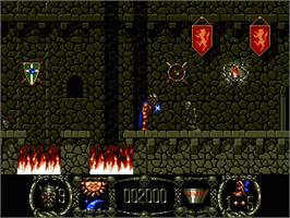 In game image of Stormlord on the Commodore Amiga.
