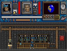 In game image of Thunderbirds on the Commodore Amiga.