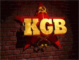 Title screen of KGB on the Commodore Amiga.