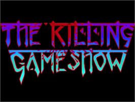 Title screen of Killing Game Show on the Commodore Amiga.