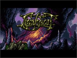 Title screen of Lionheart on the Commodore Amiga.