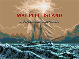Title screen of Maupiti Island on the Commodore Amiga.