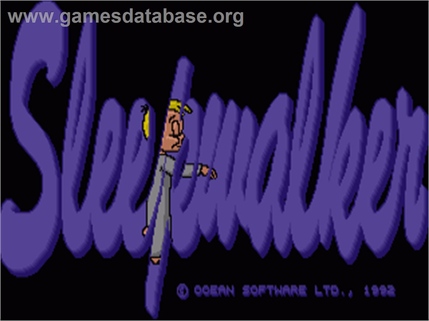Sleepwalker - Commodore Amiga - Artwork - Title Screen
