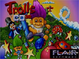 Title screen of Trolls on the Commodore Amiga CD32.