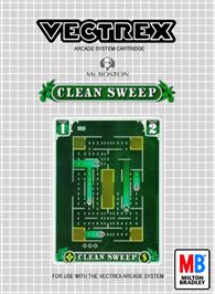Box cover for Clean Sweep on the GCE Vectrex.