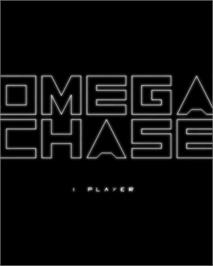 Title screen of Omega Chase: Final Version on the GCE Vectrex.
