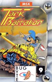 Box cover for Tank Battalion on the MSX.