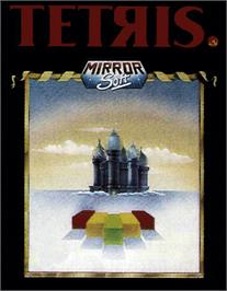 Box cover for Tetris on the MSX.
