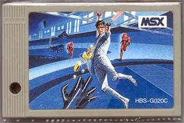 Cartridge artwork for Lode Runner on the MSX.