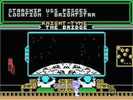 In game image of Knight Tyme on the MSX.